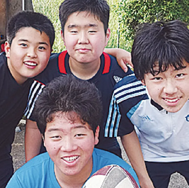 ラグビー部写真